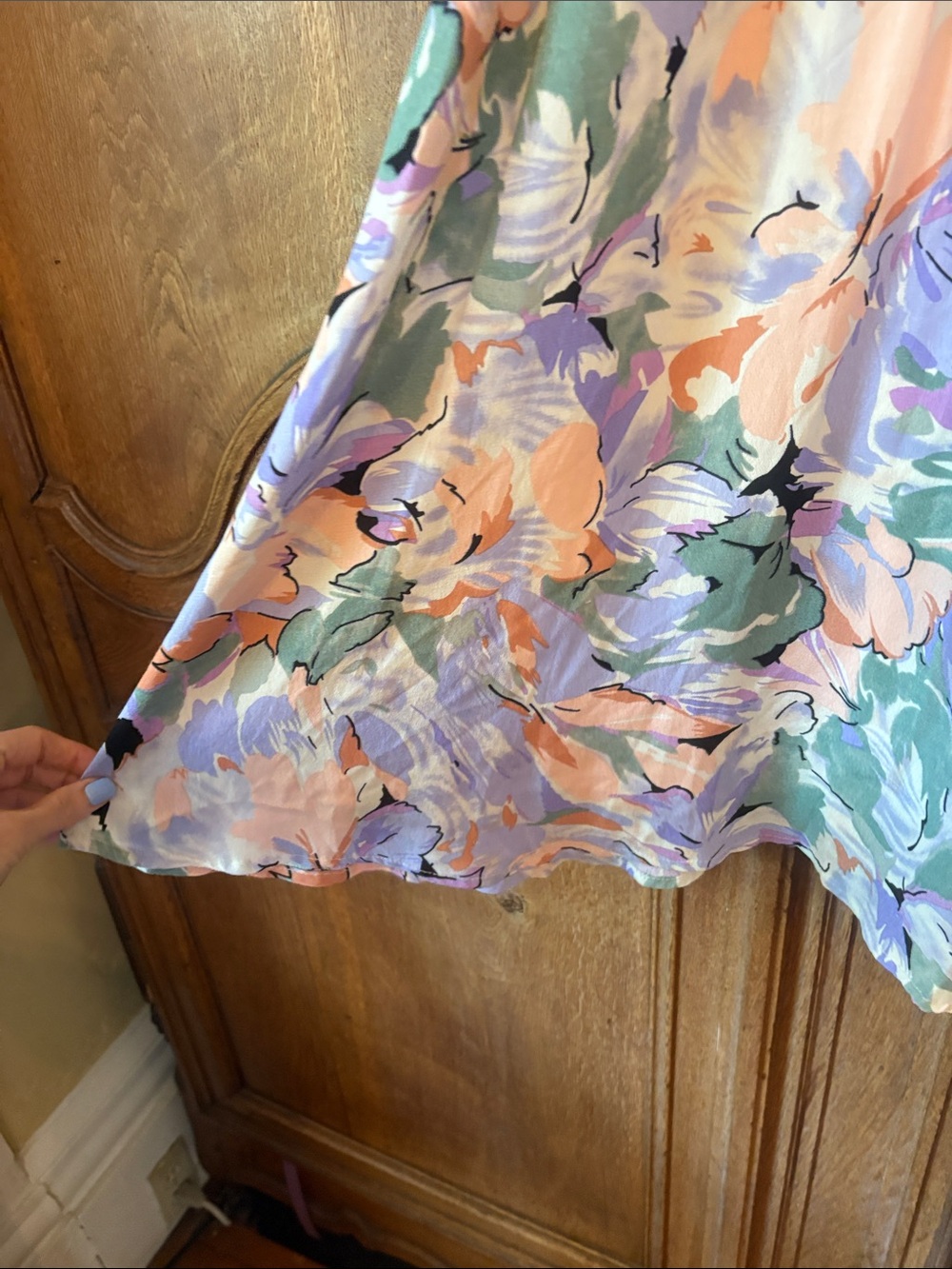 Lulus Tied Back To You Lavender Multi Floral Print Mini Shift Dress - Picture 13 of 16